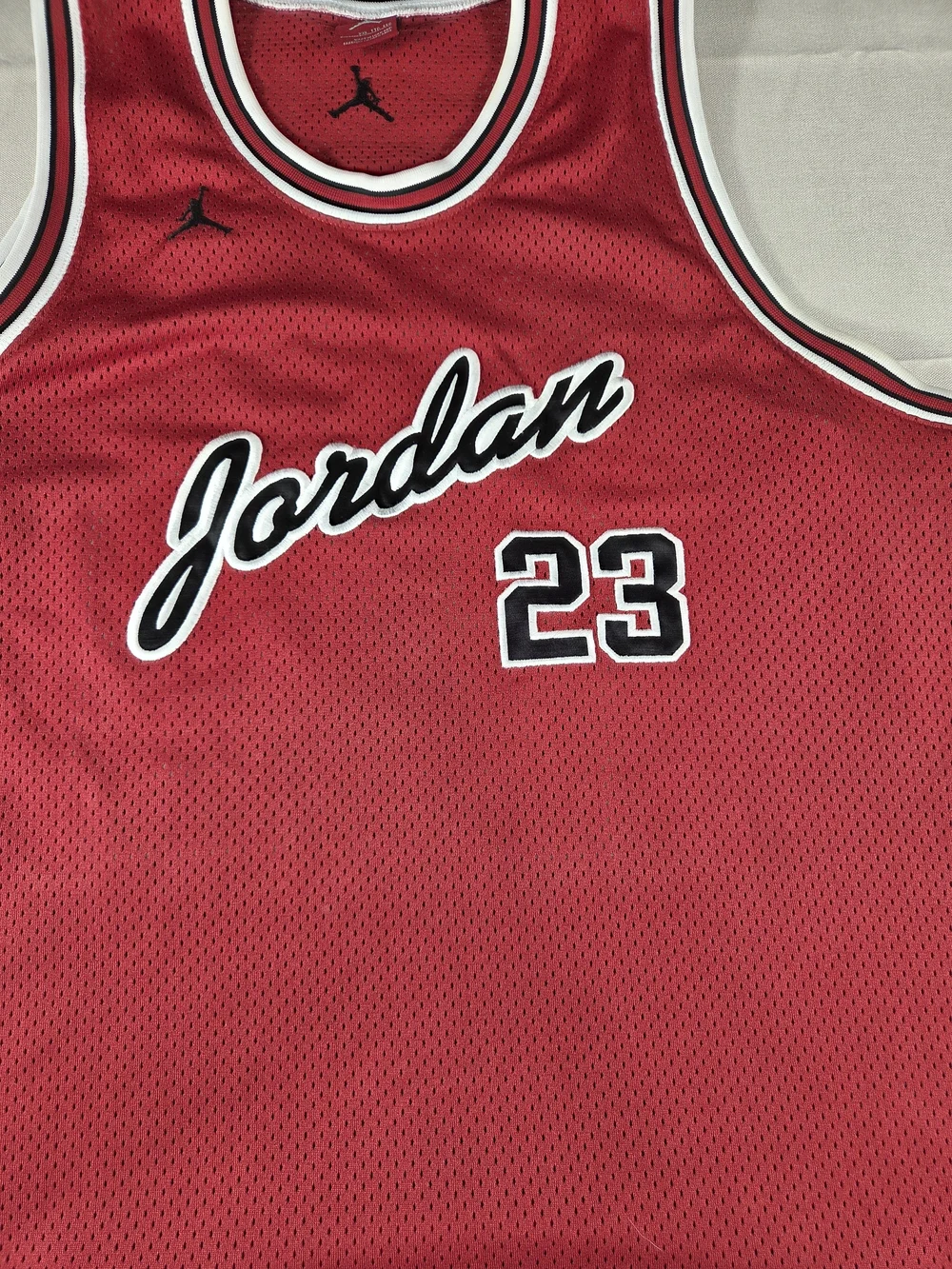 Jordan Brand 23 Mesh Basketball Jersey XXL Red Jumpman Tank
